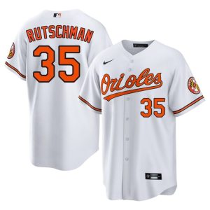 Adley Rutschman Baltimore Orioles Mens #35 MLB White Jerseys 126209-896
