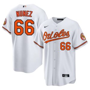 Anthony Nunez O's #66 Player Mens White Jersey 872233-849