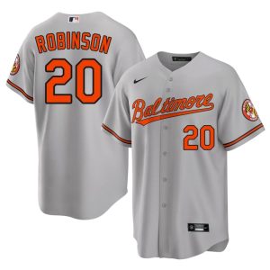 Frank Robinson BAL Orioles 2026-27 #20 Mens Gray Jerseys 326990-752