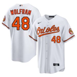 Grant Wolfram Baltimore Orioles Men's #48 New White Jersey 689905-237