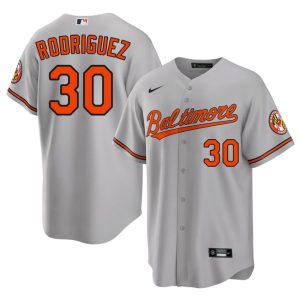 Grayson Rodriguez BAL O's 2026-27 Men #30 Gray Jersey 900774-871
