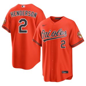 Gunnar Henderson BAL Men #2 2026 Orange Jersey 347275-363