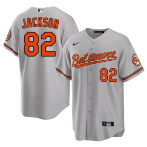 Jeremiah Jackson Baltimore O's #82 Stitched Men's Gray Jerseys 607620-288