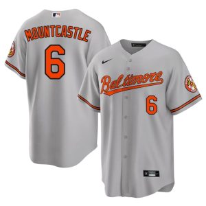 Ryan Mountcastle Birds 2026 #6 Men Gray Jerseys 469799-338