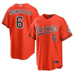 Ryan Mountcastle The Birds #6 Mens Official Orange Jersey 414727-546