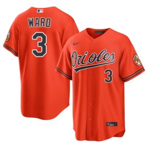 Taylor Ward BAL O's Limited Men's #3 Orange Jerseys 335328-247