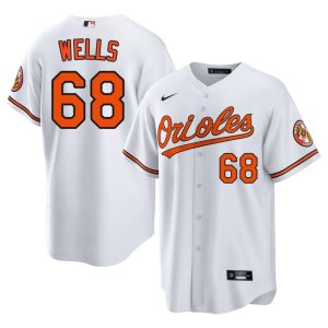 Tyler Wells Birdland #68 Men's Embroidery White Jersey 192824-288