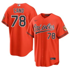 Yennier Cano Baltimore #78 Player Mens Orange Jerseys 470861-302
