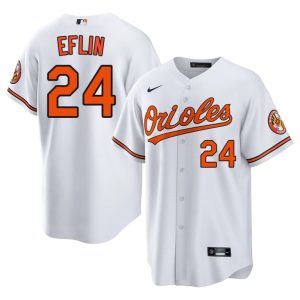 Zach Eflin The Birds #24 Men's Popular White Jerseys 117528-513