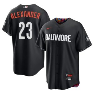 Blaze Alexander The Birds City Connect #23 Stitched Mens Black Jerseys 181027-506