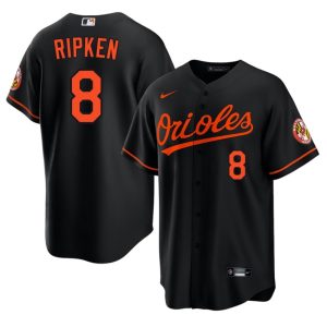 Cal Ripken Jr. The Birds #8 2026-27 Mens Black Jersey 893993-363