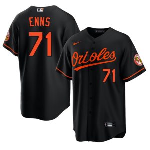 Dietrich Enns The Birds Embroidery #71 Men Black Jerseys 109112-436