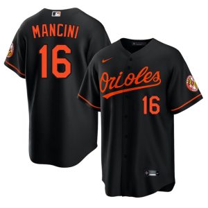 Trey Mancini BAL O's #16 New Men's Black Jersey 754937-943