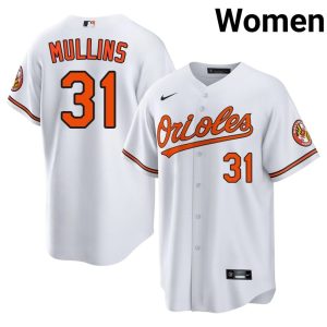 Cedric Mullins Orioles #31 Player Women White Jersey 192990-746