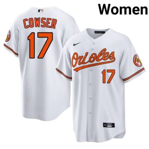Colton Cowser BAL #17 Women's 2026 White Jerseys 763245-799
