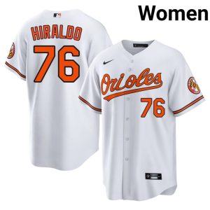 Yaramil Hiraldo The Birds Women's Game #76 White Jerseys 734134-832