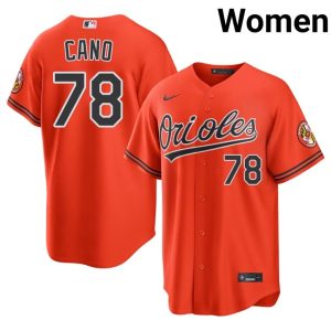 Yennier Cano BAL Popular #78 Womens Orange Jersey 811725-659