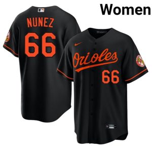 Anthony Nunez The Birds Game Women's #66 Black Jerseys 330971-591