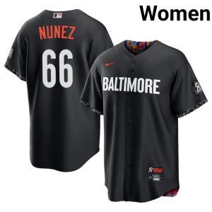 Anthony Nunez Birds City Connect #66 Game Women Black Jerseys 912293-258