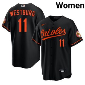 Jordan Westburg Birdland 2026 #11 Womens Black Jerseys 807553-957