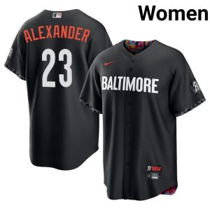 Blaze Alexander O's City Connect #23 Women 2026-27 Black Jerseys 959337-703