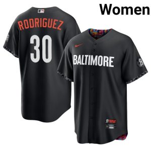Grayson Rodriguez Birds City Connect Official #30 Womens Black Jersey 956057-802