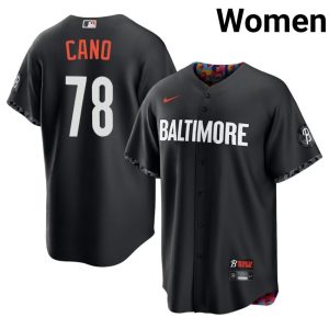 Yennier Cano Birdland Replica City Connect #78 Women Black Jersey 579531-882