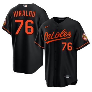 Yaramil Hiraldo The Birds Embroidery #76 Men's Black Jersey 853570-336
