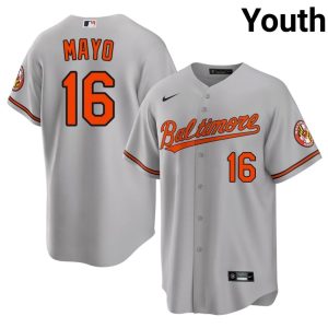 Coby Mayo O's Youth 2026-27 #16 Gray Jerseys 666606-256