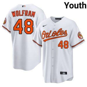 Grant Wolfram BAL 2026-27 #48 Youth White Jersey 208773-980
