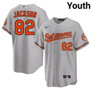 Jeremiah Jackson Baltimore New Youth #82 Gray Jersey 985333-200