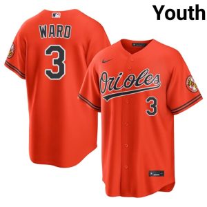 Taylor Ward Orioles Youth #3 Popular Orange Jersey 924332-565