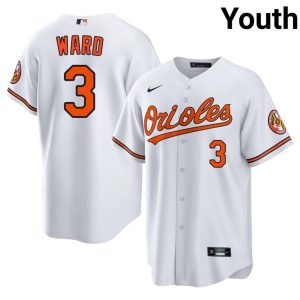 Taylor Ward Orange Birds #3 Official Youth White Jerseys 655064-373