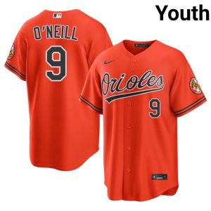Tyler O'Neill The Birds Youth Limited #9 Orange Jerseys 118350-360