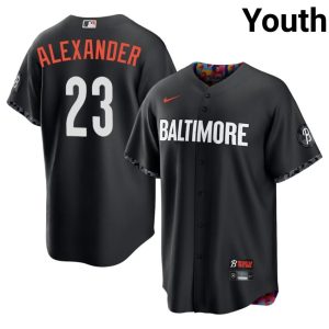 Blaze Alexander Baltimore O's #23 New Youth City Connect Black Jersey 524529-965