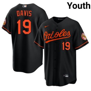 Chris Davis BAL Youth Limited #19 Black Jersey 241967-768