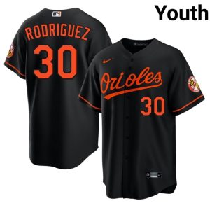 Grayson Rodriguez Baltimore 2026-27 Youth #30 Black Jersey 329169-795