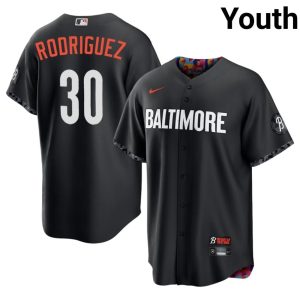 Grayson Rodriguez The Birds Youth #30 Limited City Connect Black Jerseys 307427-289